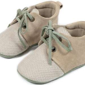 Βαπτιστικά Παπούτσια Αγκαλίας Sneaker Για Αγόρι Μπέζ Μέντα ΜΙ1099