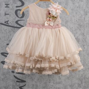 Βαπτιστικό Φόρεμα Για Κορίτσι Ρομαντικό Boho MAR2410140