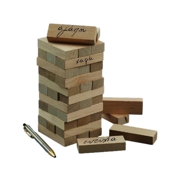 Ευχολόγιο Ξύλινο Τζένγκα-Jenga ΝΚ223