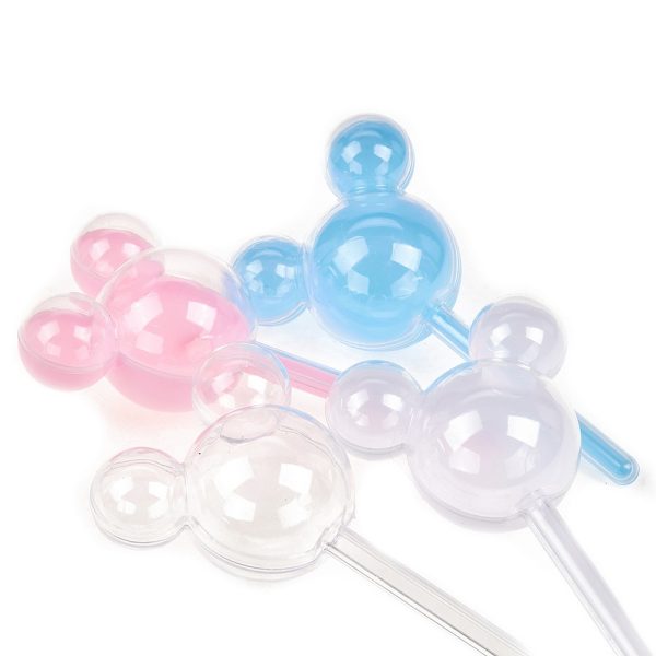 Μπομπονιέρα Βάπτισης Plexiglass Ραβδάκι Minnie - Michey Mouse ΡΤ156