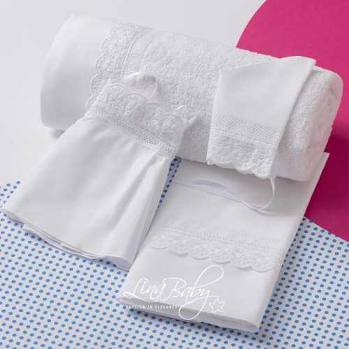 Λαδόπανα Για Κορίτσι Broderie Anglaise LB-1511