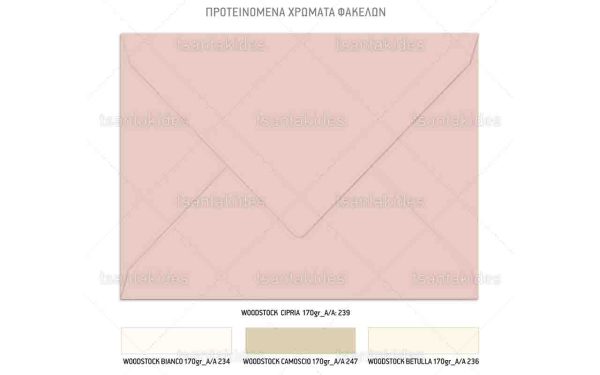 Προσκλητήριο Γάμου Floral Peach TS-635