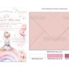 Προσκλητήριο Βάπτισης Για Κορίτσι Με Θέμα Little Princess TS928