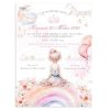 Προσκλητήριο Βάπτισης Για Κορίτσι Με Θέμα Little Princess TS928