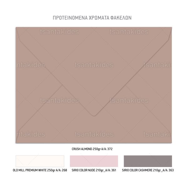 Προσκλητήριο Γάμου Rose Gold Branch TS793