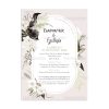 Προσκλητήριο Γάμου Black And White Orchid  TS794