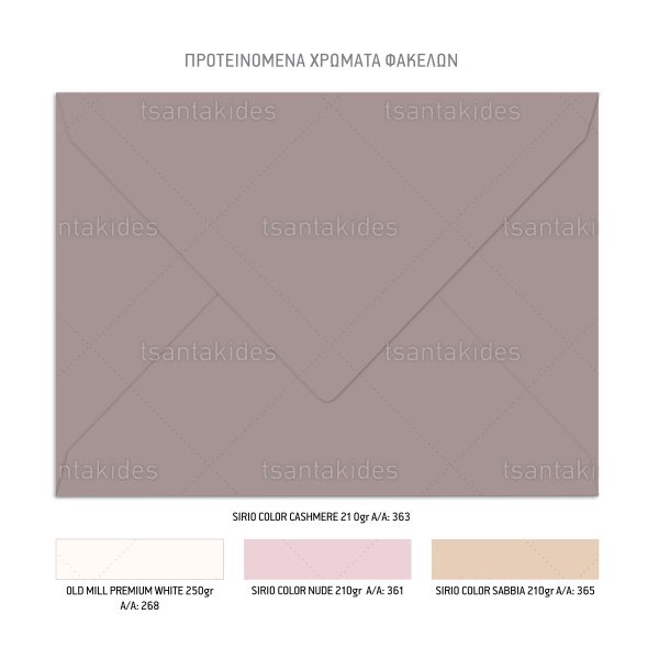 Προσκλητήριο Γάμου Minimal Branch TS803