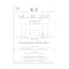 Προσκλητήριο Γάμου Love calendar TS804