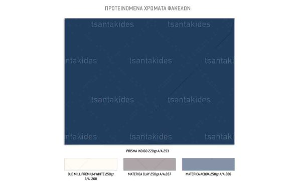 Προσκλητήριο Γάμου Blue Line Art Flowers TS-823