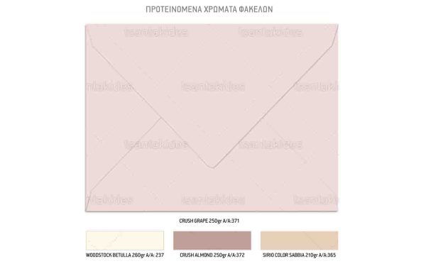 Προσκλητήριο Γάμου - Βάπτισης Boho Rose Pampas TS828