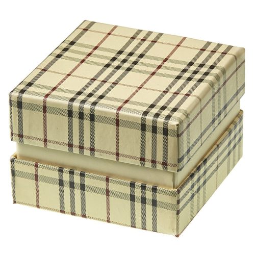 Μπομπονιέρα Κουτί Χάρτινο Ριγέ Τύπου Burberry HNV7510