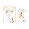 Προσκλητήριο Βάπτισης Για Αγόρι Με Θέμα Little Prince 1947 2Π7-ΚΛ069